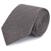 Plain Grey Wool Mix Tie