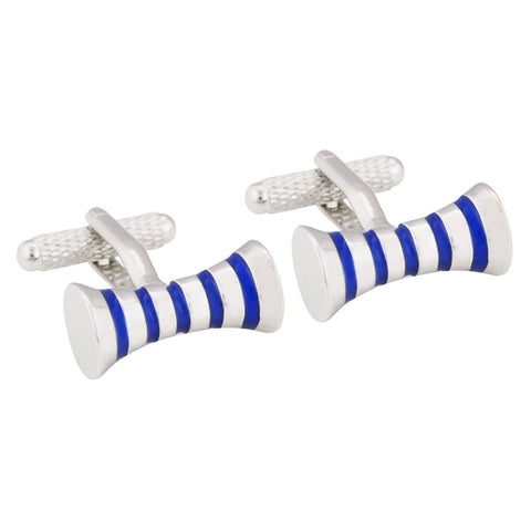 Blue Cylinder Cufflinks