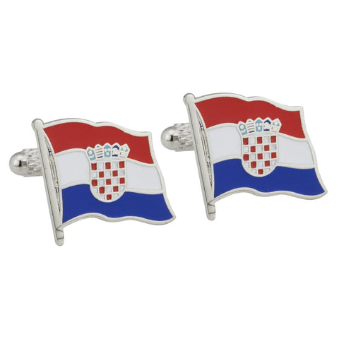 Croatian Flag Cufflinks