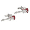 Red Strat Guitar Cufflinks