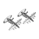 Sterling Silver Bomber Plane Cufflinks