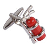 Fire Extinguisher Cufflinks