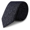 Navy Textured Fleck Slim Tie