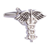 Medical Caduceus Doctor's Symbol Cufflinks