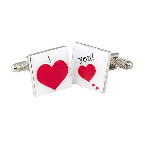 I Love You Cufflinks